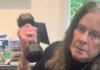 Ozzy Osbourne Tries To Lift Weights At Gym