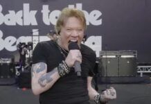 Axl Rose Has Fun In Snow In Montana