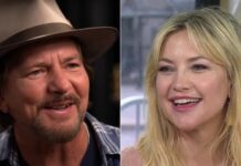 Kate Hudson Flatters Eddie Vedder With Remark
